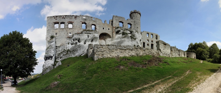 Zamek Ogrodzieniec (panorama)